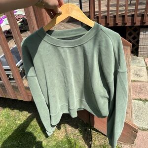 🚫SOLD🚫EUC lululemon softstreme pullover in green